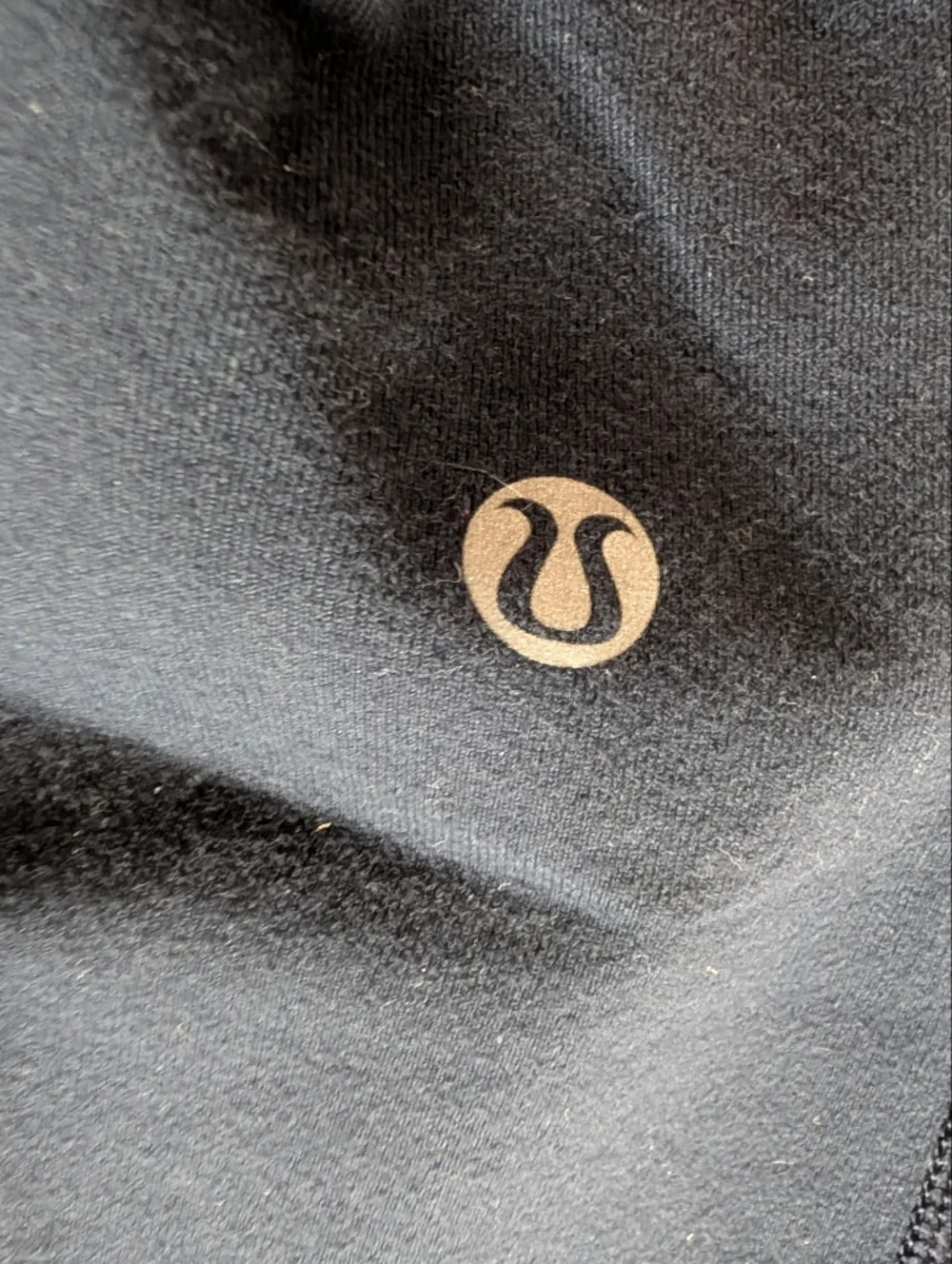 Lululemon Black Cropped Athletic Pants with Teal Waistband Size 12 Some Wear - Picture 6 of 12